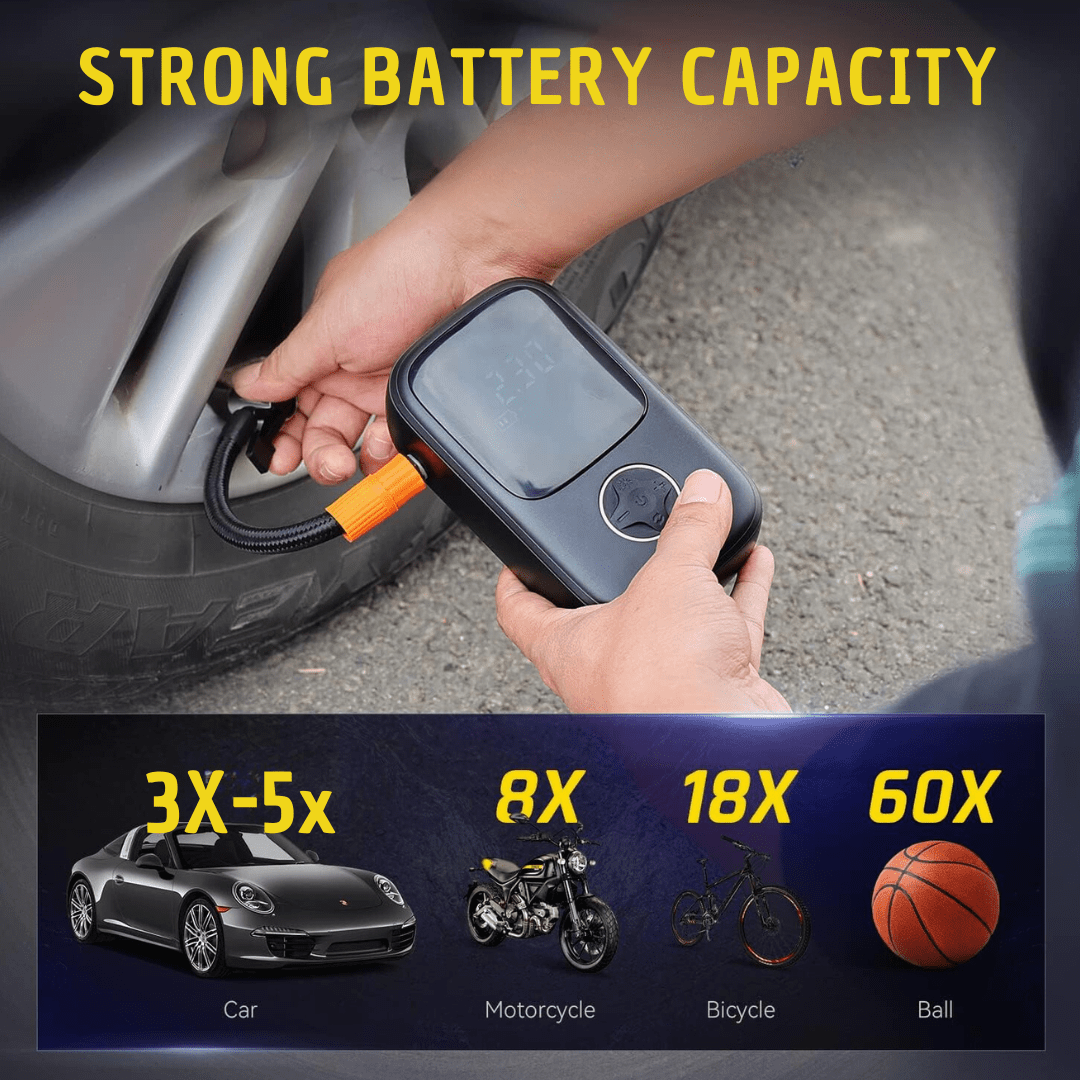 Car Tire Inflator- Rechargeable