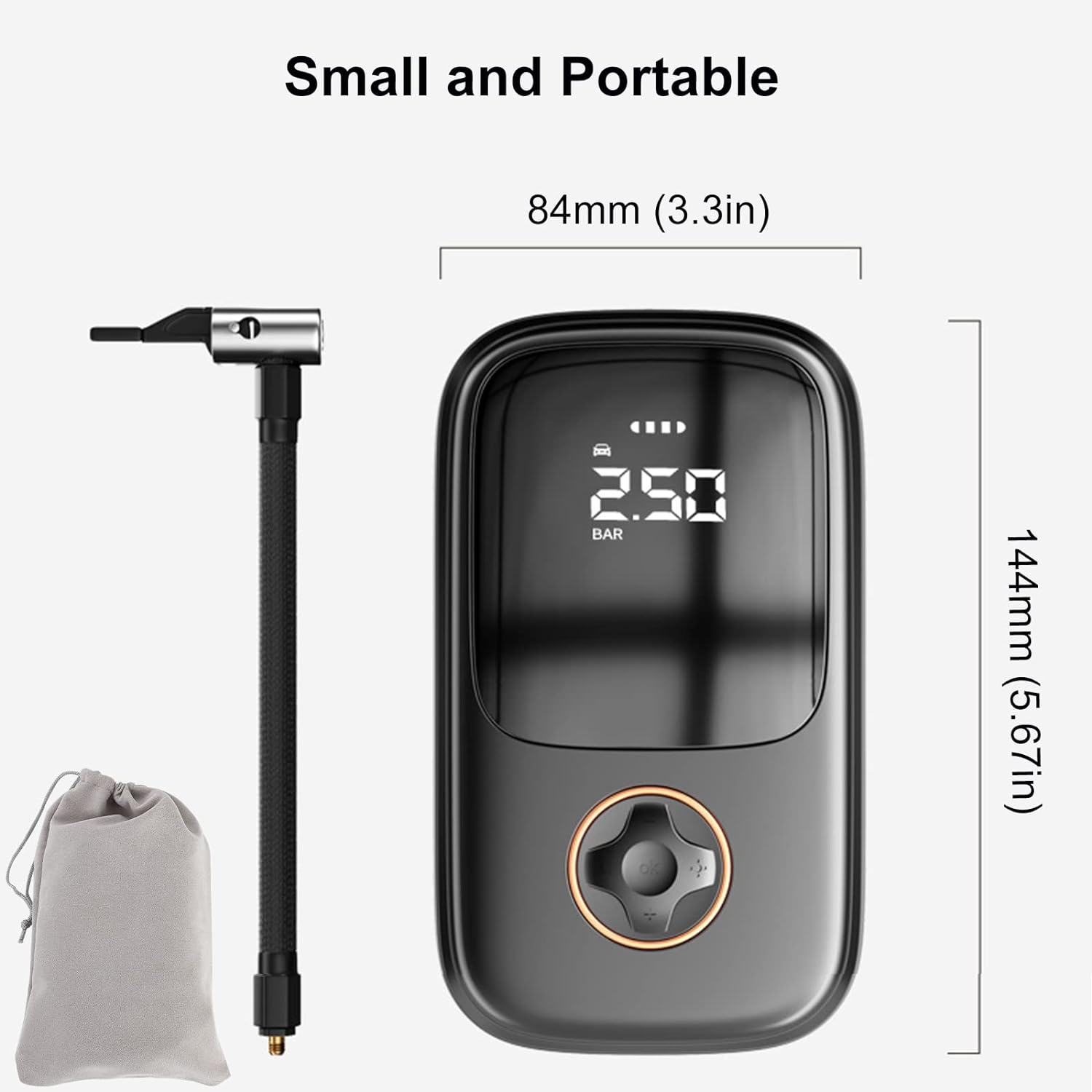 Car Tire Inflator- Rechargeable