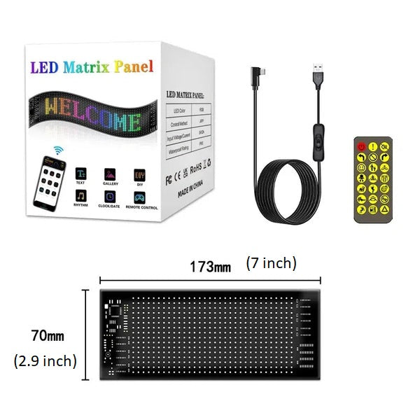 LED Matrix Display Panel - Car Sign